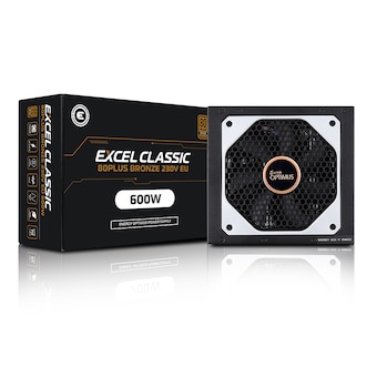 에너지옵티머스 EXCEL CLASSIC <b>600W</b> 80PLUS브론즈 230V EU