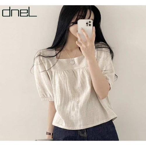 드넬 로이스스퀘어블라우스DWB42122A