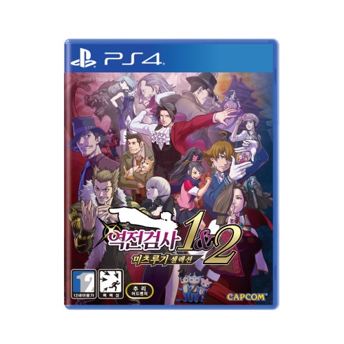  역전검사 1&2 미츠루기 셀렉션 한글판 PS4, 패키지디스크