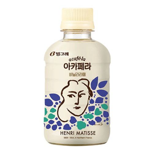 빙그레 아카페라 바닐라라떼 240ml (60개)_이미지
