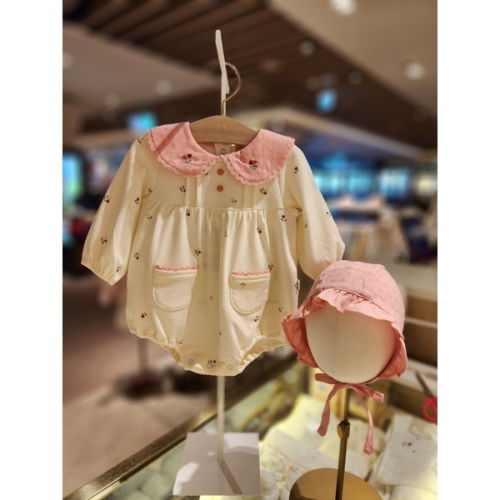 ch IV 튤립플라워 바디수트 세트 3411360404 조카선물 백일선물 없음 아이보리/24개월