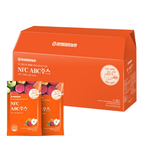 참앤들황토농원 NFC ABC주스 70ml 30포_이미지