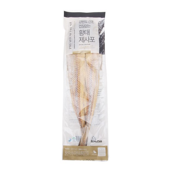 덕수식품 강원도 건조 껍질없는 황태 제사포 90g (1개)_이미지