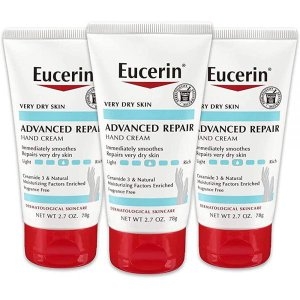 유세린 Eucerin 유세린 어드밴스 리페어 핸드 크림 2.7g 78g  3팩 Advanced Repair Hand Cream_이미지