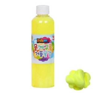 미술놀이 뭉게구름 거품물감 리필 250ml 낱색 형광노랑 S11528806