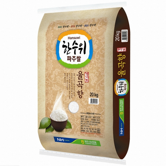 한수위 파주쌀 율곡향 20kg (19년 햅쌀) (1개)_이미지