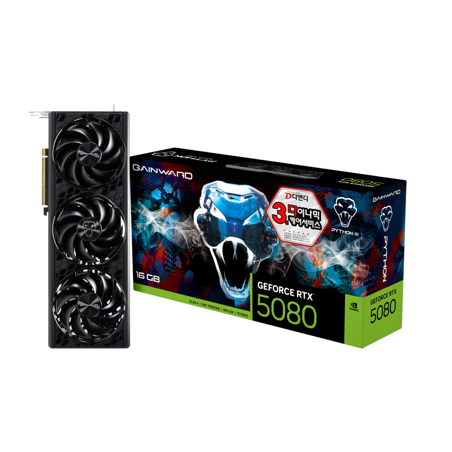 지포스 RTX 5080 파이썬 III D7 16GB