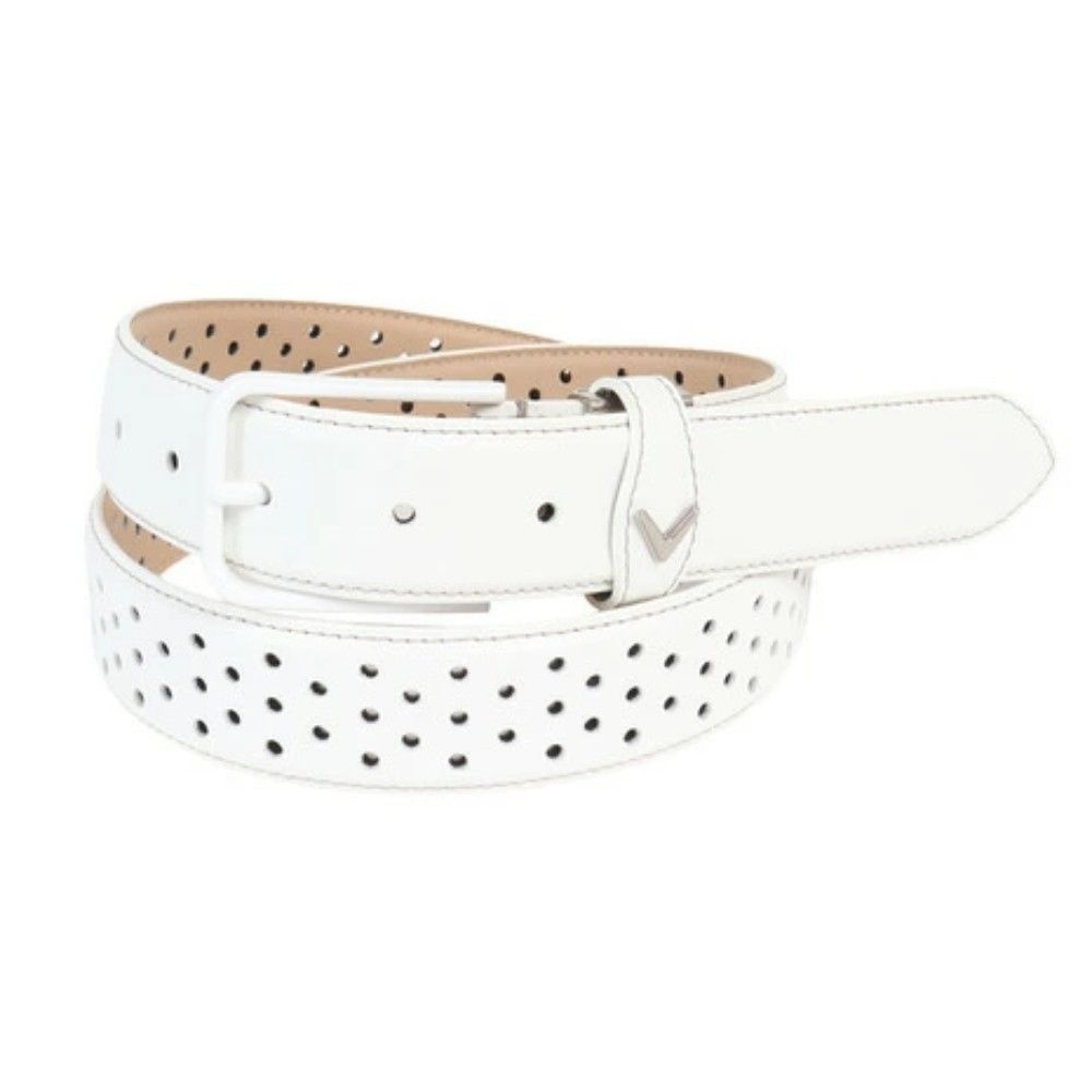캘러웨이 남성 벨트 펀칭 C24192101 화이트