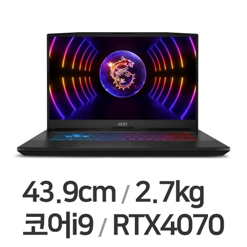 MSI 펄스 17 B13VGK-i9 QHD WIN11 32GB램 (SSD 512GB)