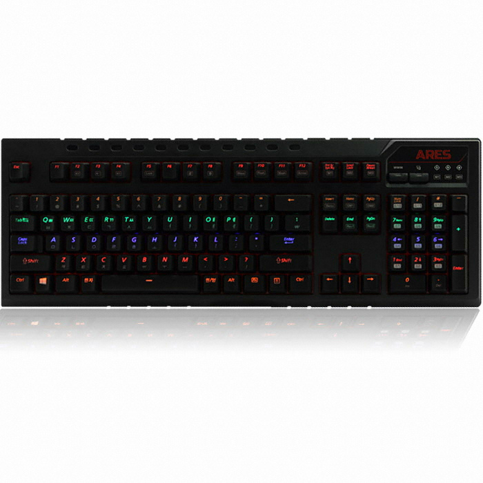 QSENN ARES Q10 레인보우 LED (청축)