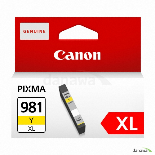 Canon 정품 CLI-981XL Y 노랑_이미지