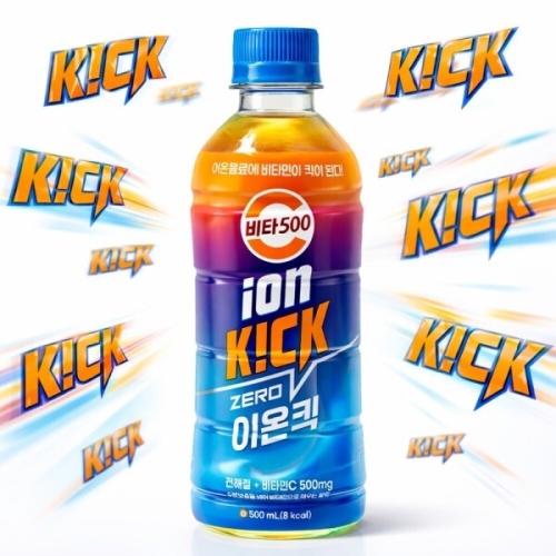 광동제약 비타500 이온킥 제로 500ml (12개)_이미지