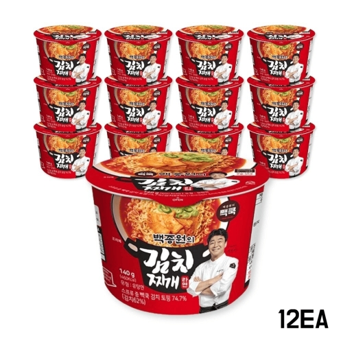 빽쿡 백종원의 김치찌개 라면 140g