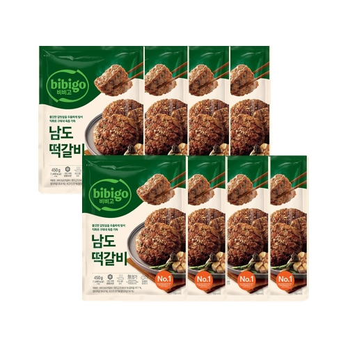 CJ제일제당 비비고 남도 떡갈비 450g (8개)_이미지