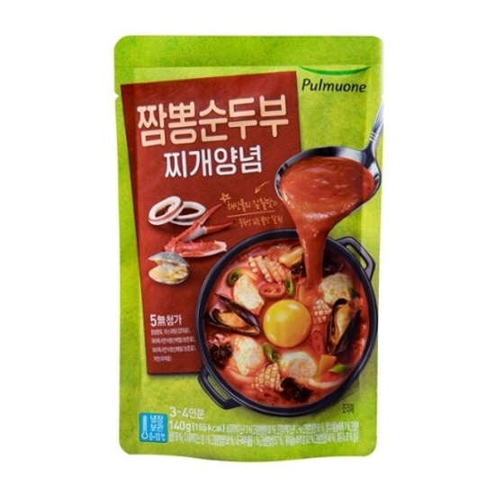 풀무원 짬뽕순두부 찌개양념 140g (15개)_이미지