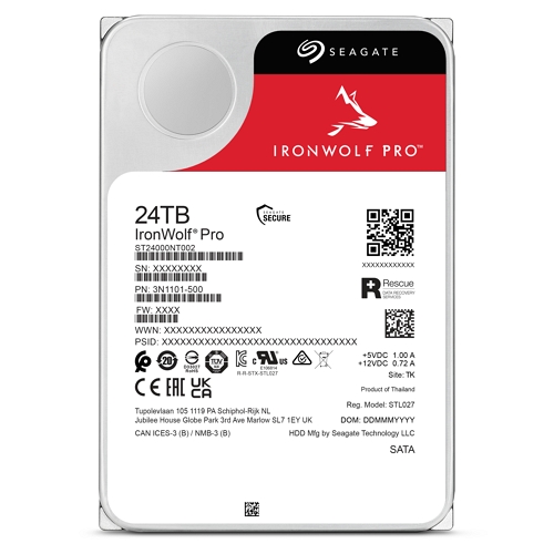 Seagate IronWolf Pro 7200/512M/해외구매 (24TB, ST24000NT002)_이미지