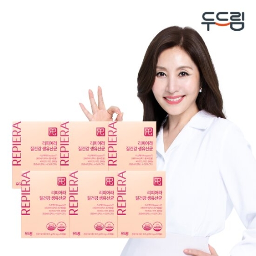 두드림 리피어라 질건강 생유산균 350mg 30캡슐 (6개)_이미지