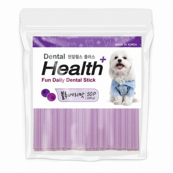 덴탈헬스플러스 블루베리맛 250g (50P)