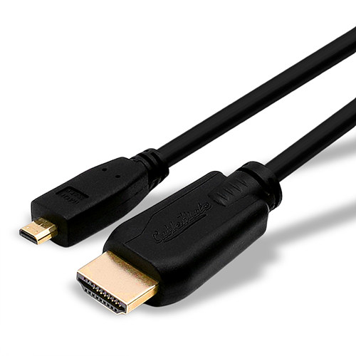 CABLEMATE HDMI to Micro HDMI 2.0v 기본형 골드 케이블 (3m)_이미지