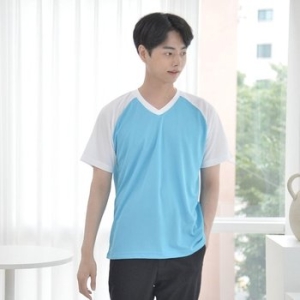 교복몰 쿨론 기본 나그랑 브이넥 티셔츠 5컬러 WDFEF3D