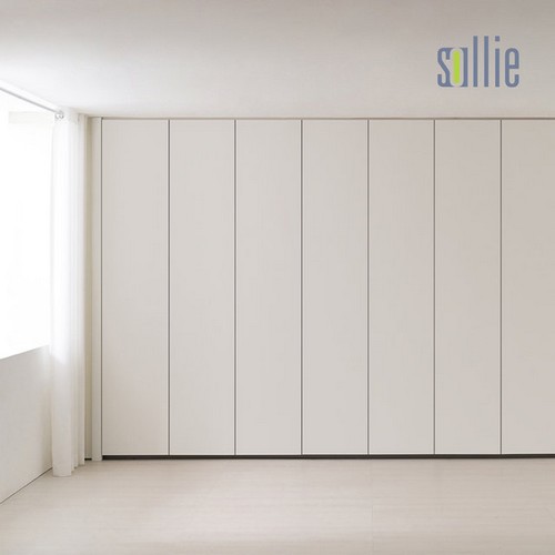 솔리에 플랫 무몰딩 붙박이장 (330cm)_이미지