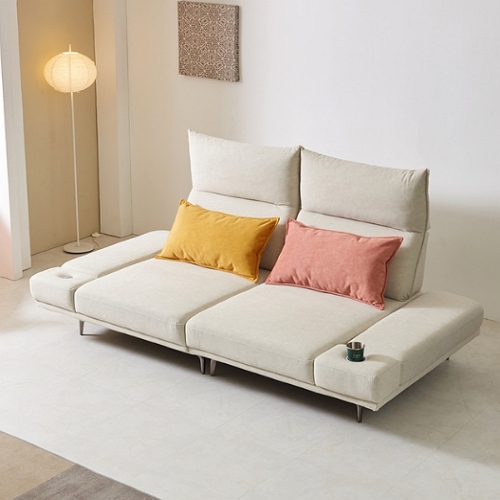 미온 컵홀더 스윙 갤럭시원단 패브릭 소파 3인용