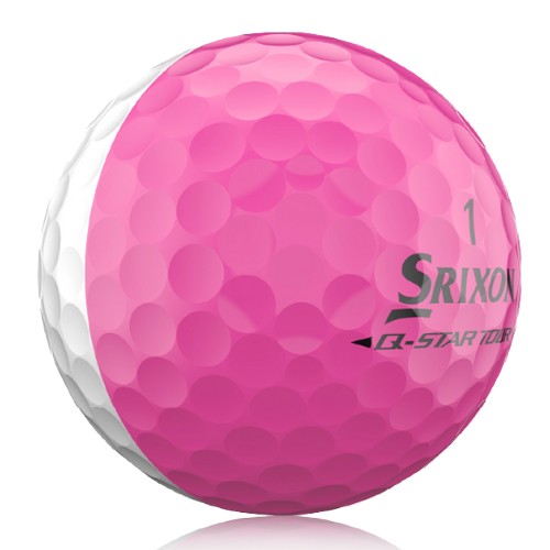 스릭슨 Q-STAR 투어 6 디바이드 화이트+핑크 (컬러공, 48개)_이미지