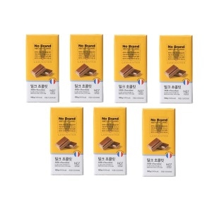 이마트 노브랜드 밀크 초콜릿 90g (7개)