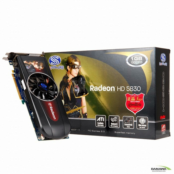 SAPPHIRE 라데온 HD 5830 D5 1GB_이미지