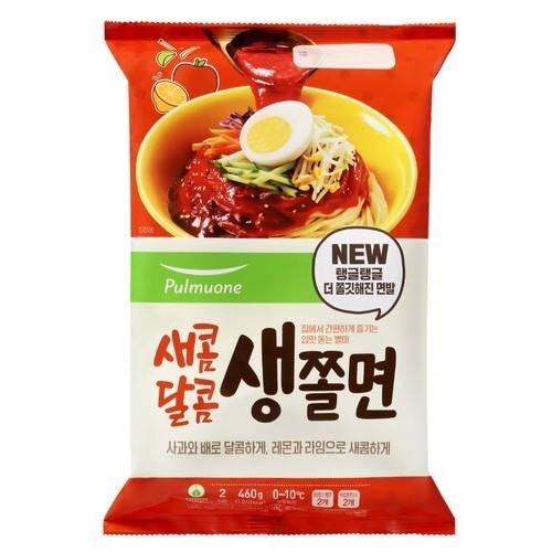 풀무원 새콤달콤 생쫄면 2인분 460g이미지입니다. 누르면 해당 게시물로 새창이동합니다.