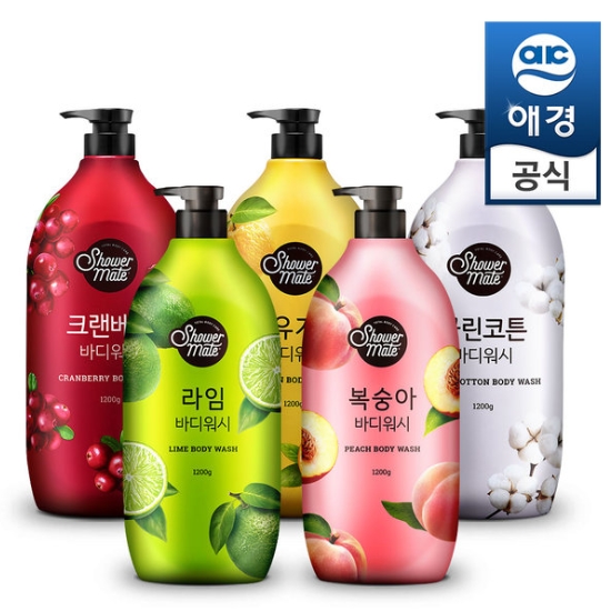샤워메이트 파머스 바디워시 5종 세트