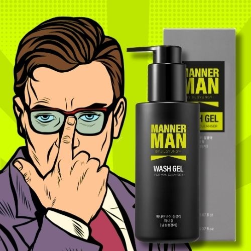 질경이 시원한 쿨링감의 매너맨 워시 젤 남성청결제 150ml