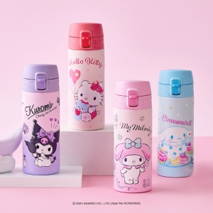 락앤락 스쿨핏 산리오캐릭터즈 원터치 텀블러 400ml (2개)_이미지