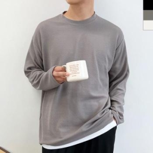 ONM 스쿨룩 봄 남성 루즈핏긴팔티 엠보 가을 봄나들이 41026041