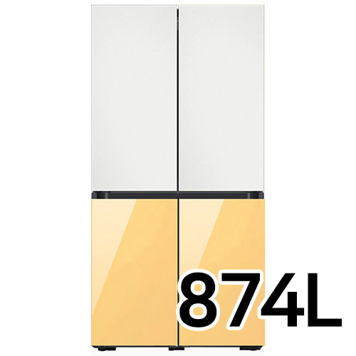 삼성전자 비스포크 새틴+글램 RF85C90J1 (화이트+썬옐로우)