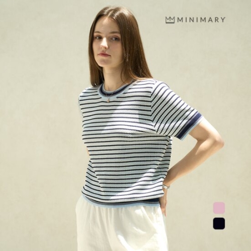 미니마리 도트스트라이프니트 MM42TS20