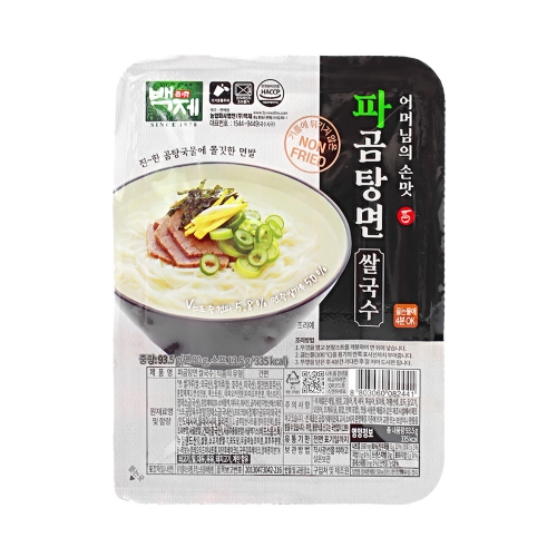 백제 파곰탕면 쌀국수 93.5g (1개)