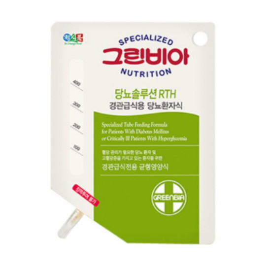 정식품 그린비아 당뇨솔루션 RTH 500ml (경관급식용 당뇨환자식) (20개)_이미지