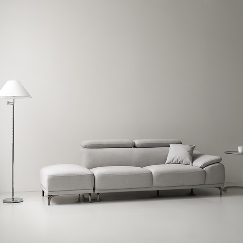 웰퍼니쳐  유화연 무빙헤드 코모도 패브릭 소파 3.5인용