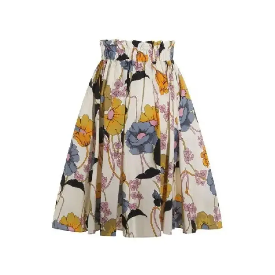 마르니 멜로디아 프린트 팝린 엘라스틱 미디 스커트 GOMA0812A1UTC581 MFW08 TP96358_이미지