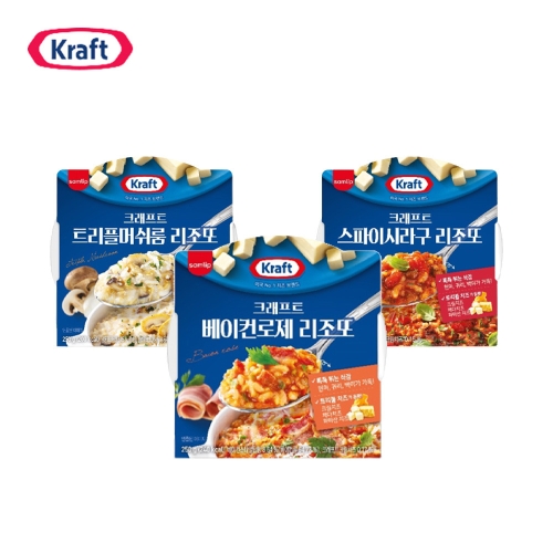 삼립 크래프트 리조또 3종 혼합 12팩 머쉬룸4/로제4/라구4