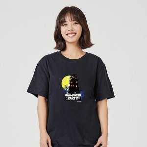 키밍 할로윈 귀신 호러 그래픽 반팔티 W77D0C5_이미지