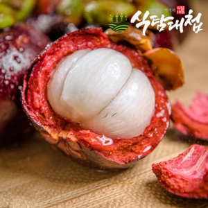 식탐대첩 태국 생 망고스틴 3망 1.5kg 12-21과