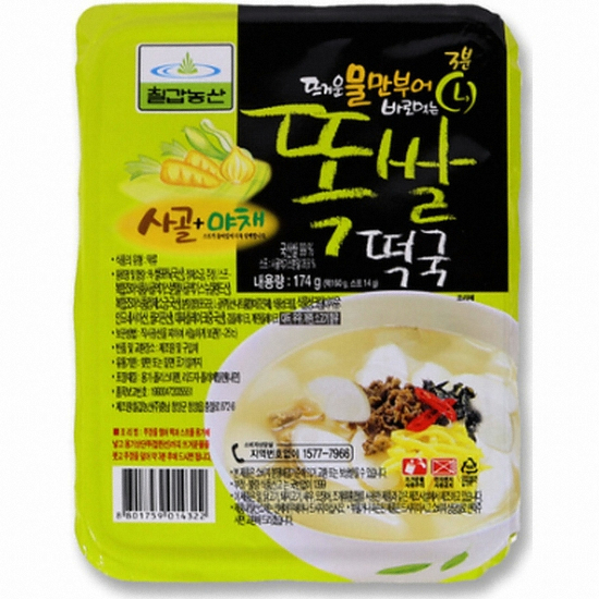 즉석 똑쌀떡국 174g