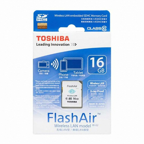 도시바 SD FlashAir W-02 해외구매 (16GB)_이미지