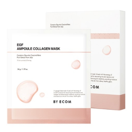 한국콜마 바이애콤 EGF 앰플 콜라겐 마스크팩 (15매)