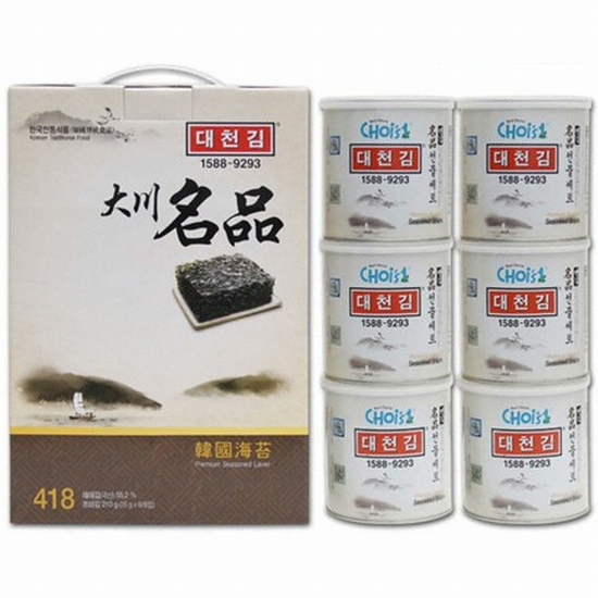 대천김 캔김 명품 선물세트 210g (1개)