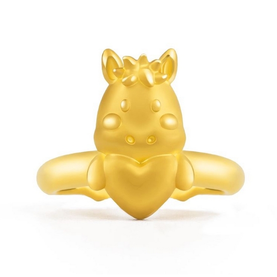 타이니앤코 코코 말띠 하트 말 돌반지 3.75g_이미지