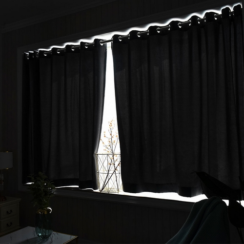 리앤룸 리얼 100% 암막커튼 (1장, 창형, 145x170cm)_이미지