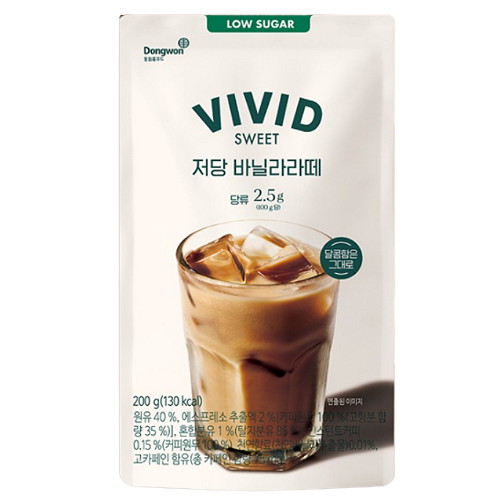 동원홈푸드 비비드 스위트 저당 바닐라라떼 200ml